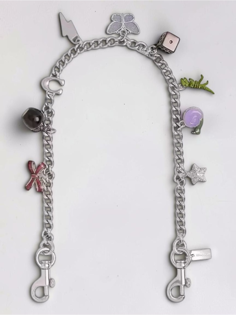 COACH Charm Chain Strap/Bag Jewelry NWT